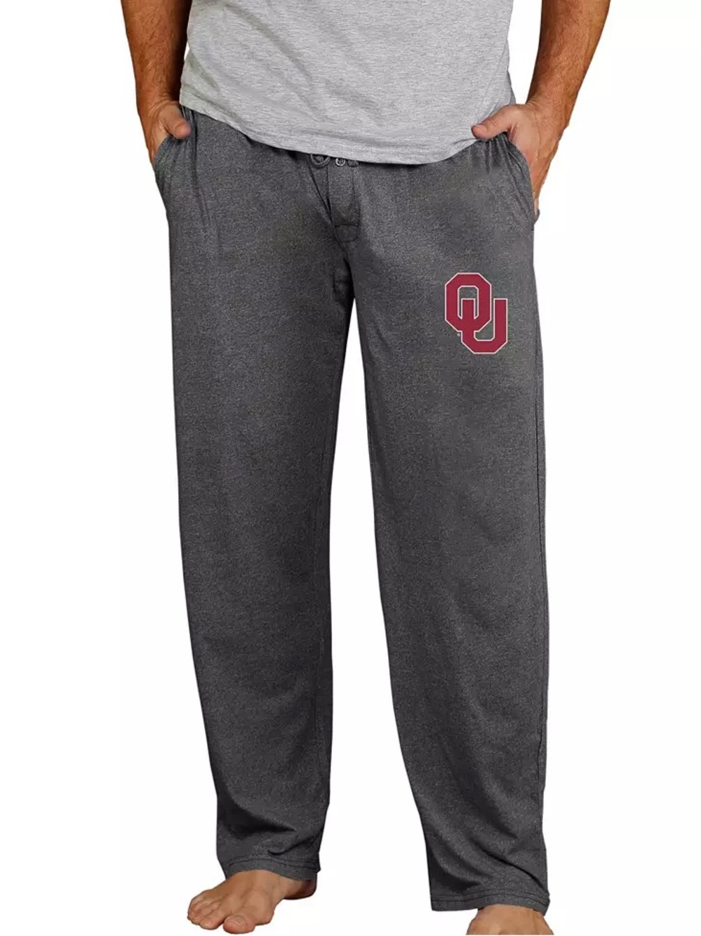 Captivating Men's Oklahoma Sooners Charcoal Sweat Pants
